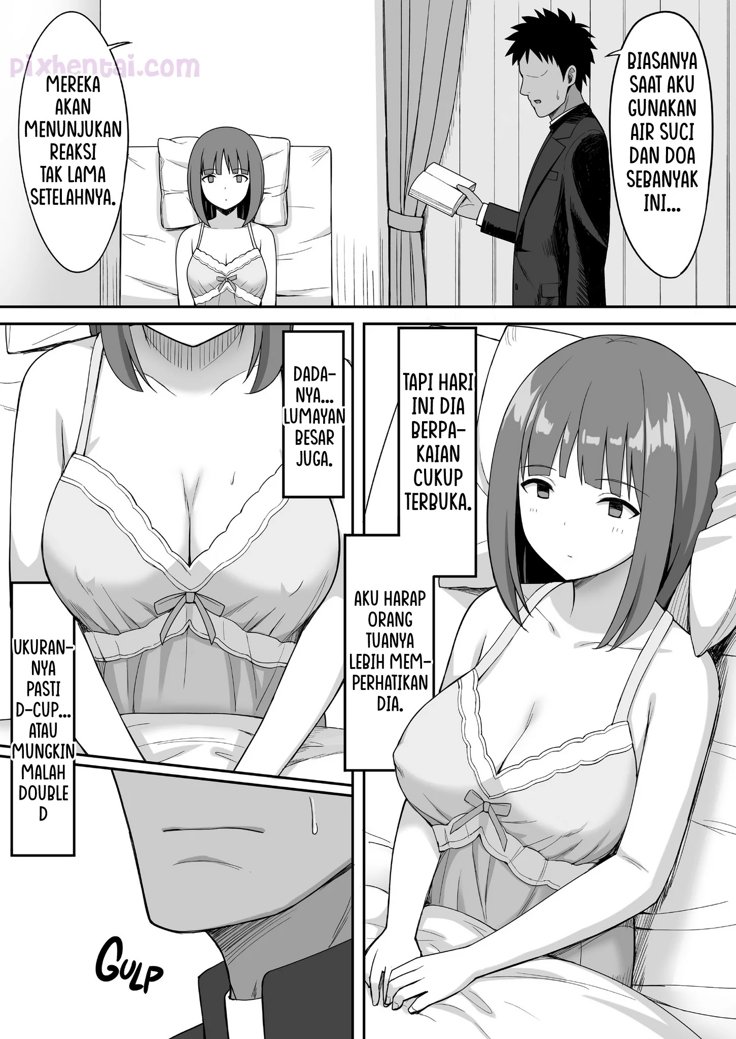 Komik hentai xxx manga sex bokep Sexorcism Ritual Pengusiran Setan yang Merasuki Seorang Gadis 10